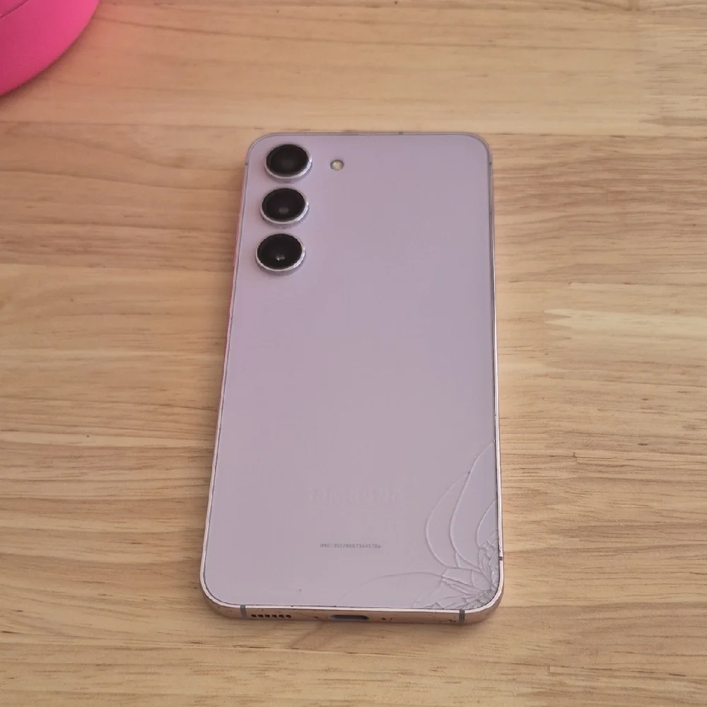 Elegant Black Smartphone with Silver Accents